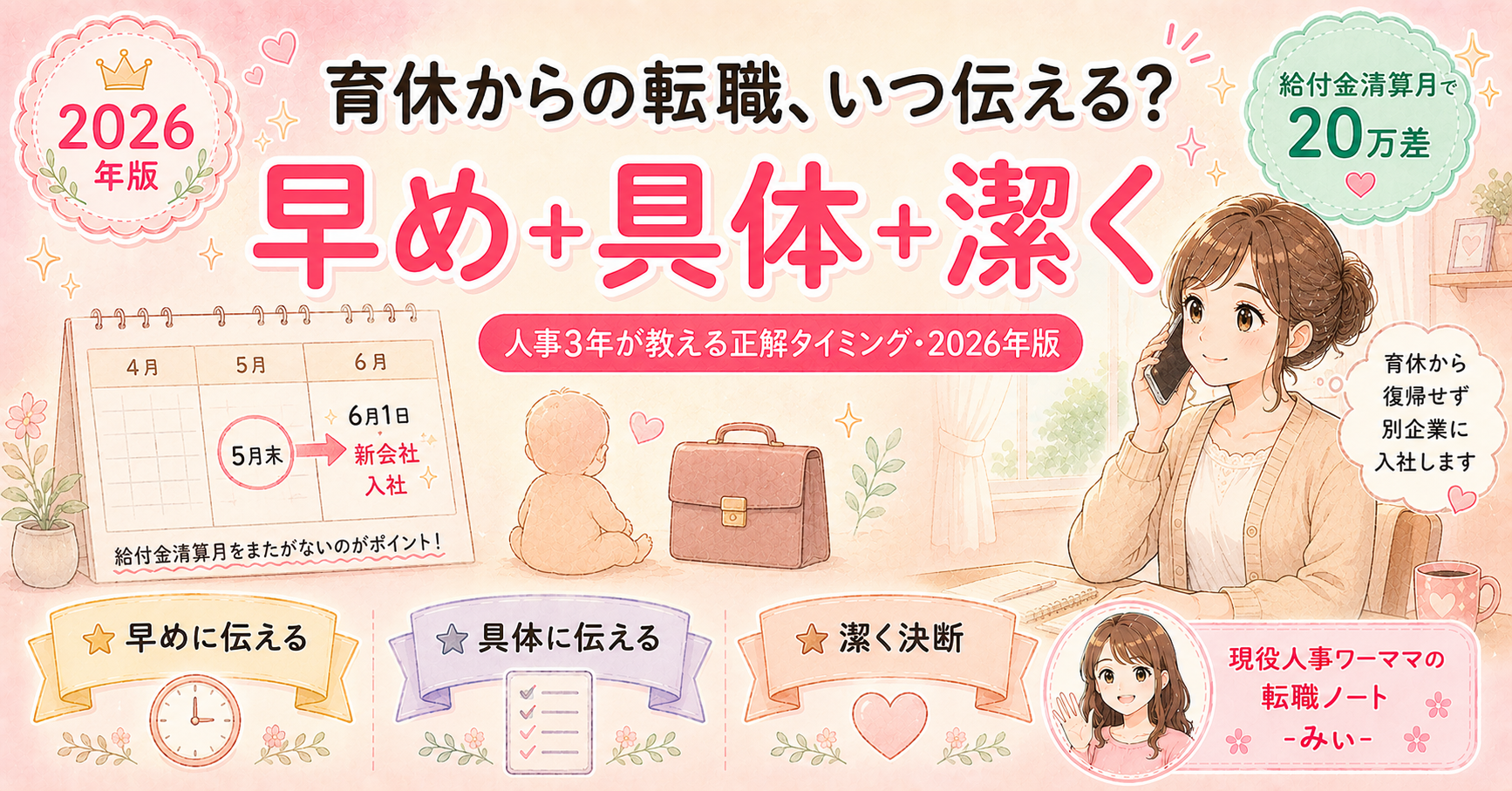 転職が決まったら今の会社にいつ伝える?